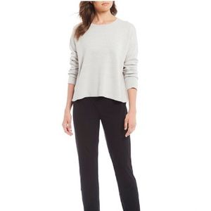 Eileen Fisher Organic Cotton Silk Blend Box Top. M